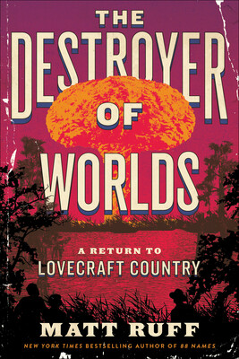 The current hardback edition cover of Destroyer of Worlds, designed to look like a distressed pulp paperback printed directly on the cover rather than using a dust jacket (yay, I hate futzing with dust jackets)