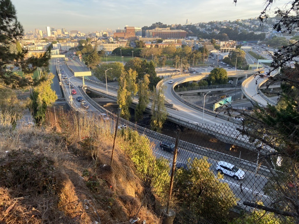 photo of 101 at cesar chavez, potrero ave, and bayshore blvd from holladay ave