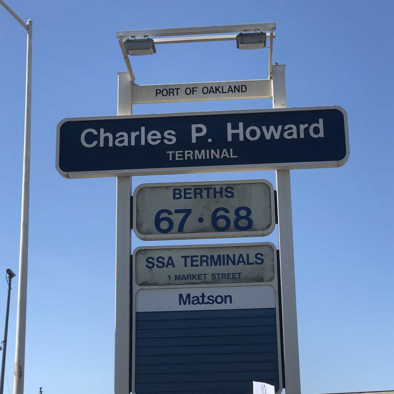 Charles P. Howard TERMINAL, BERTHS 67, 68