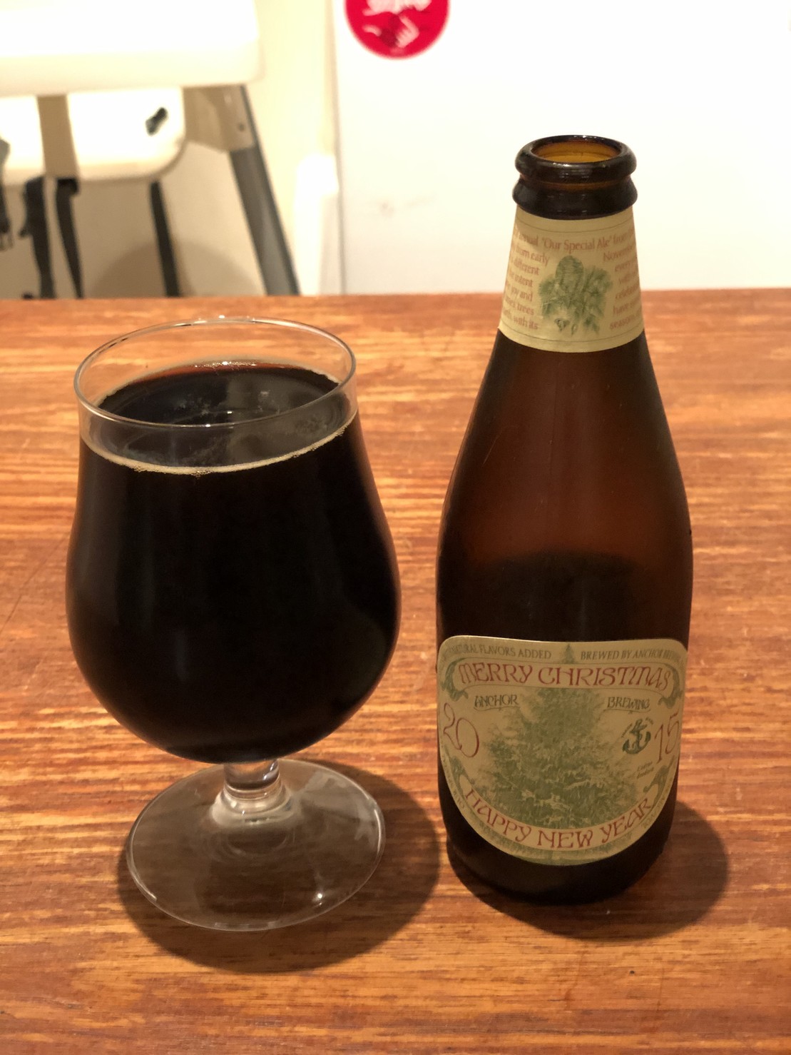 2015 Anchor Brewing Merry Christmas, Happy New Year