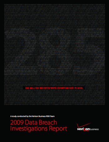 2009 Verizon DBIR cover