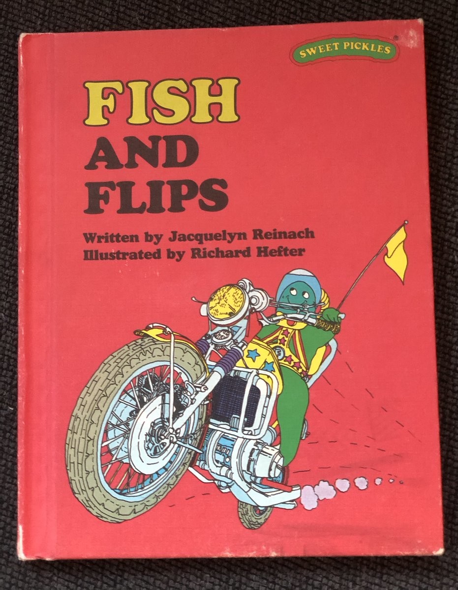 “fish and flips”, a “sweet pickles” children’s book