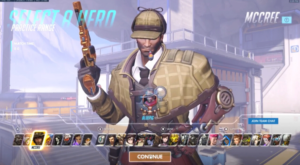 Golden Gun McCree Overwatch Skin