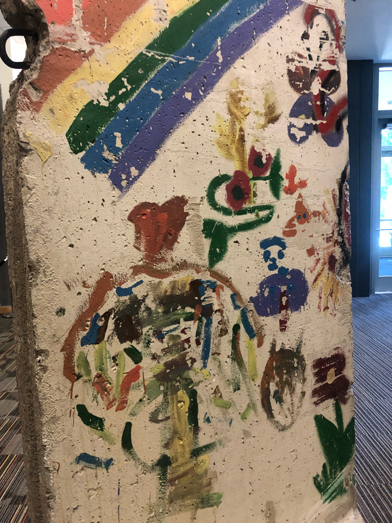 a piece of the Berlin Wall