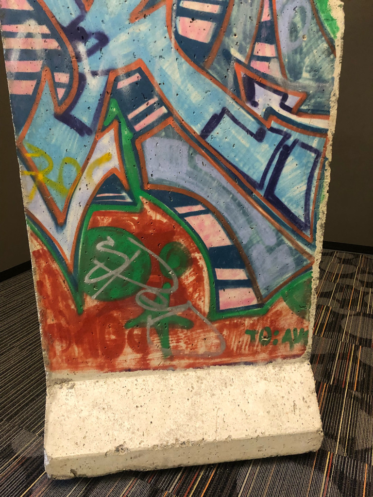 a piece of the Berlin Wall